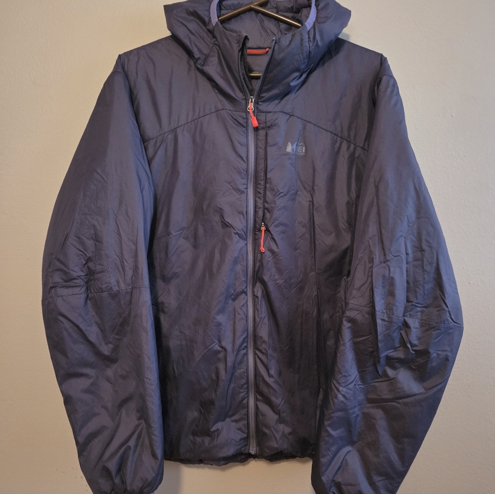 Eddie Bauer Womens Down Jacket Navy Size XXL